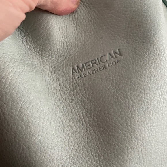American Leather Co. Misty Pale Green Shoulder Bag - Picture 4 of 12
